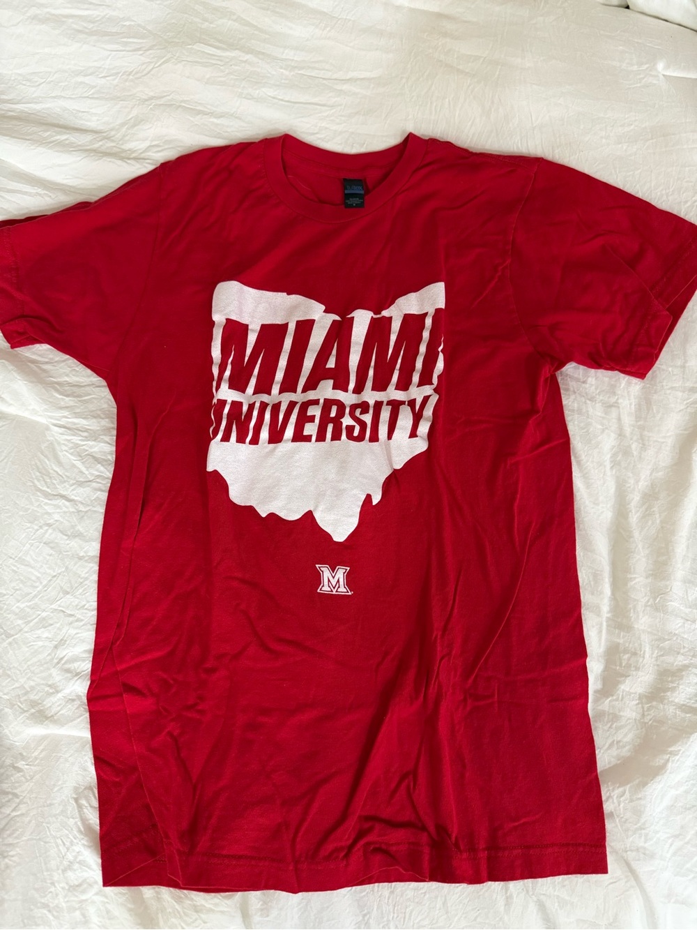 Tultex Red Short-Sleeve Miami University Graphic Tee